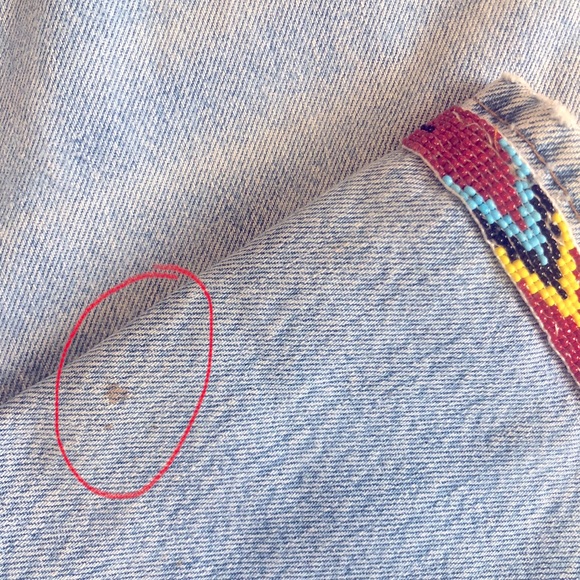 BUZZ18 lk REDONE vintage #00s #y2k Levi’s 501 beaded fringe jeans 1 pair online! - Picture 9 of 11